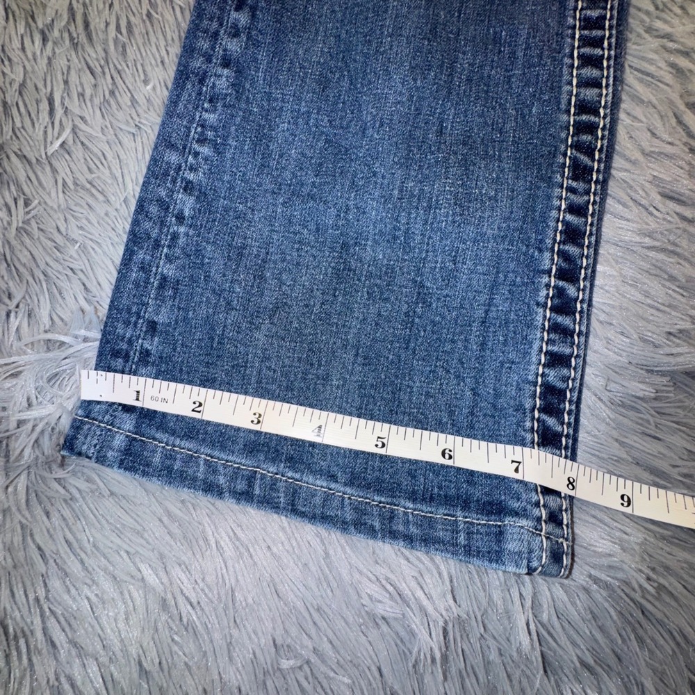 Miss Me Women's 28 Boot Jeans Embellished Cross Pockets western Style 28x29 Y2K - Picture 5 of 13
